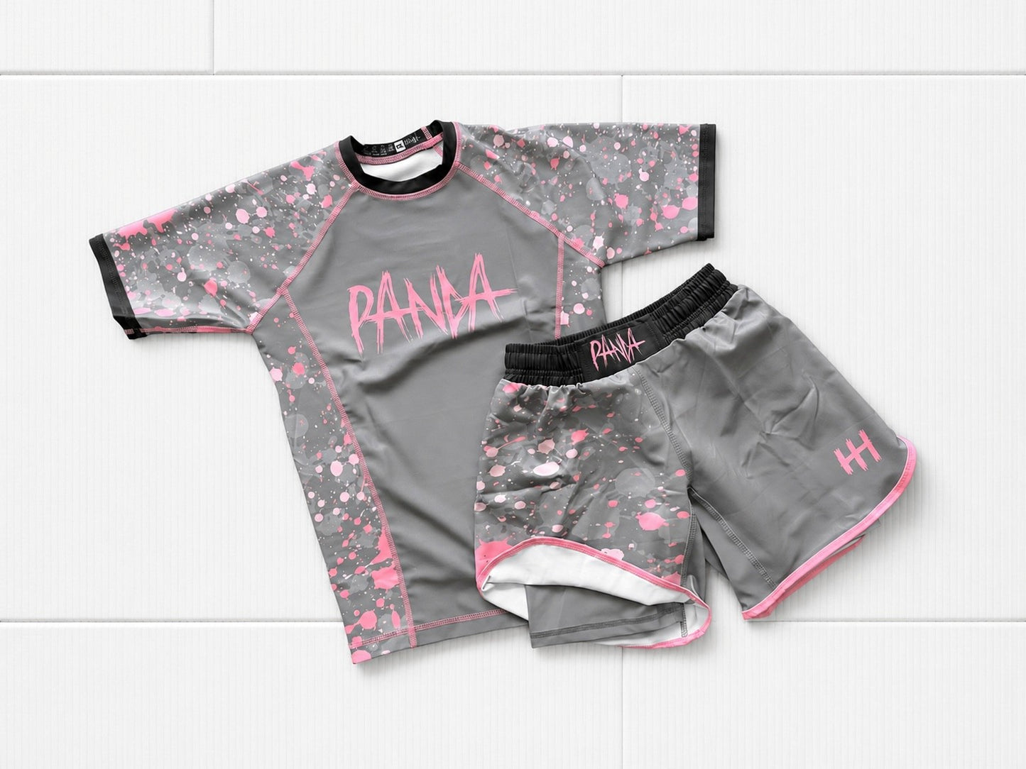 Panda Pink Splatter NoGi Set
