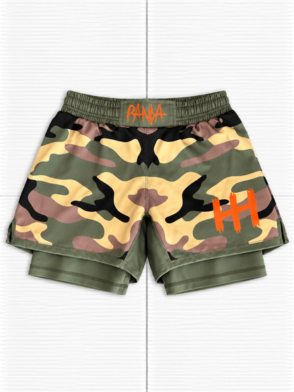 Panda Full Camo NoGi Hybrid Shorts
