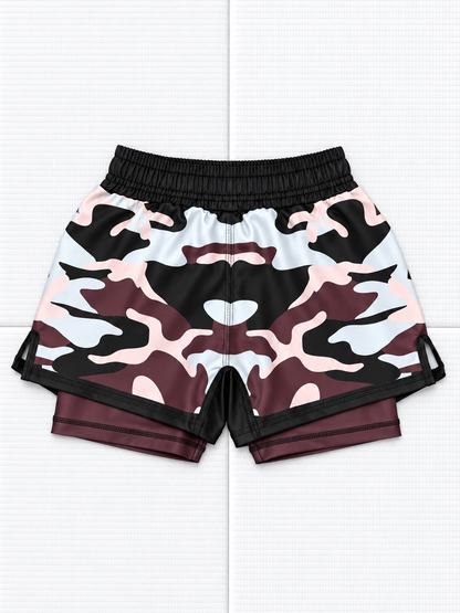 Panda Full Camo NoGi Hybrid Shorts