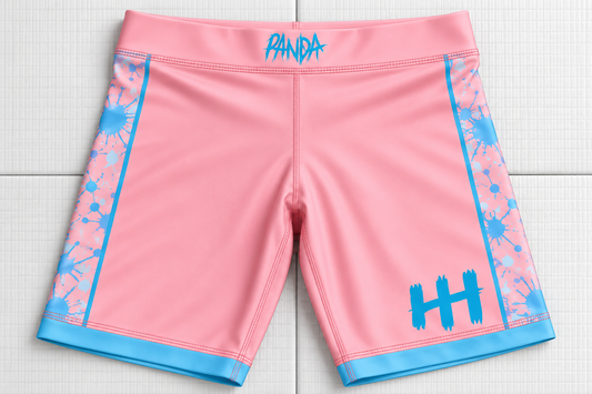 Panda Mist Splatter NoGi Compression Shorts