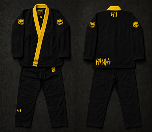 Watermark Kids Gi - Black / Yellow Lapel