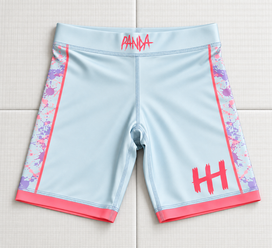 Panda Mist Splatter NoGi Compression Shorts