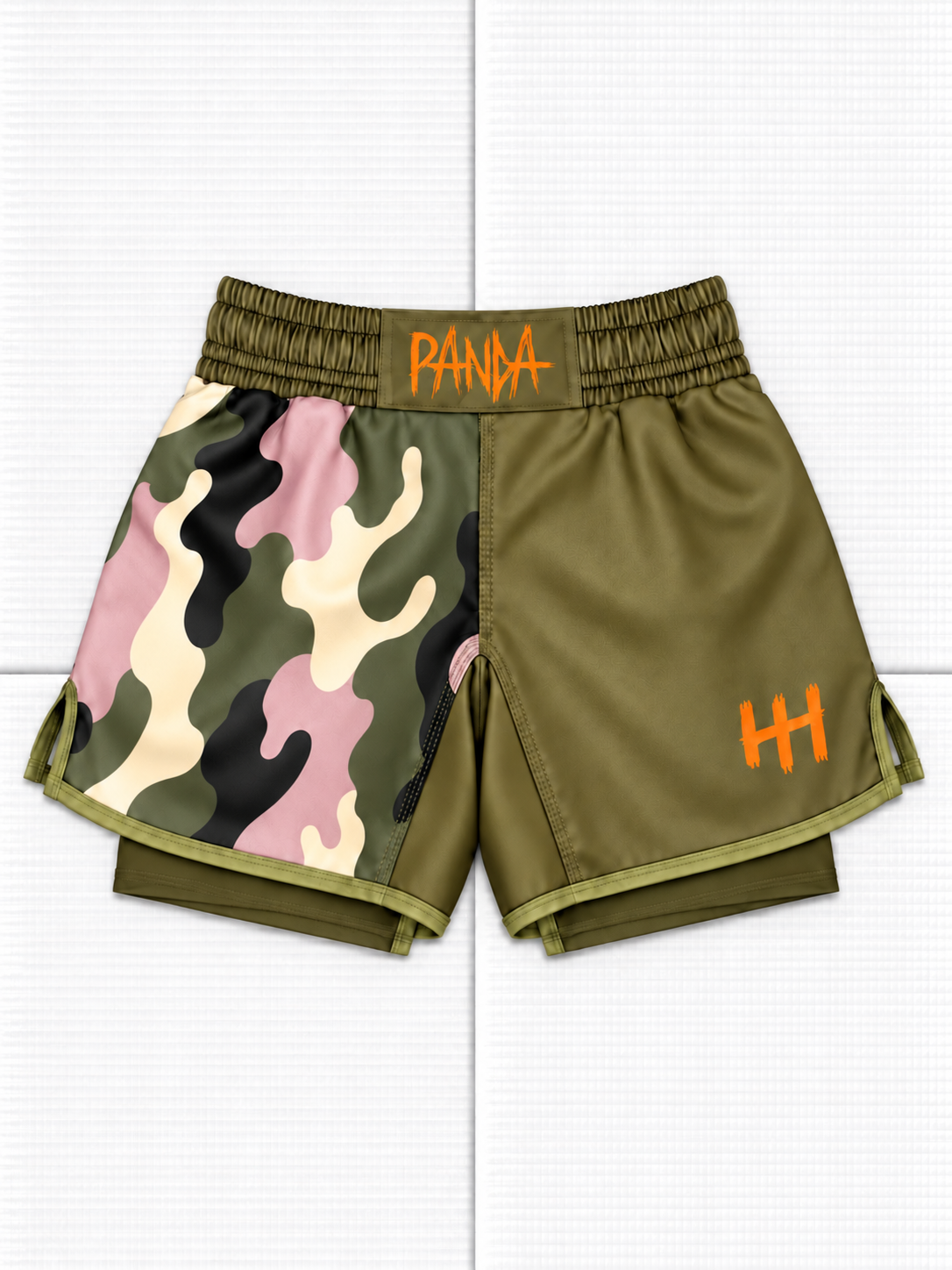 Panda Half Camo NoGi Hybrid Shorts