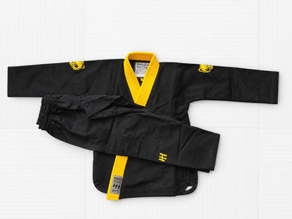 Watermark Kids Gi - Black / Yellow Lapel