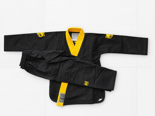 Watermark Kids Gi - Black / Yellow Lapel