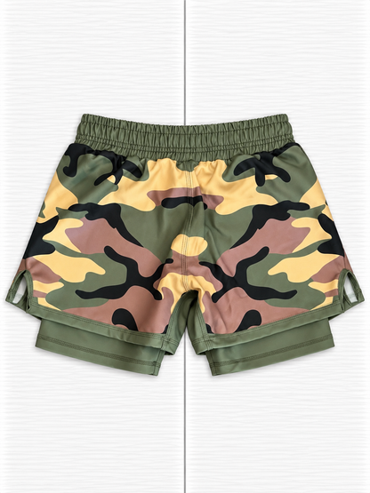 Panda Full Camo NoGi Hybrid Shorts