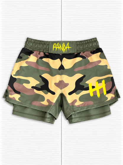 Panda Full Camo NoGi Hybrid Shorts