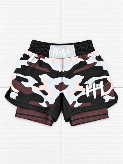 Panda Full Camo NoGi Hybrid Shorts