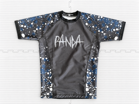 Panda Blue Splatter NoGi Rashguard