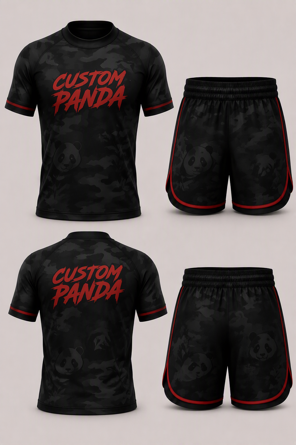 Custom Panda NoGi Set