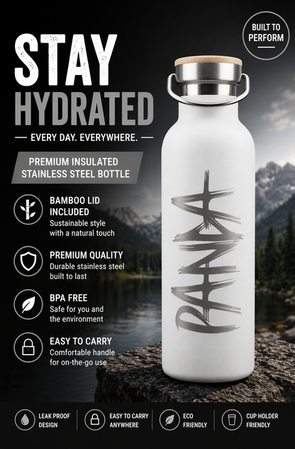 Panda Double Wall Water Bottle - 750ML