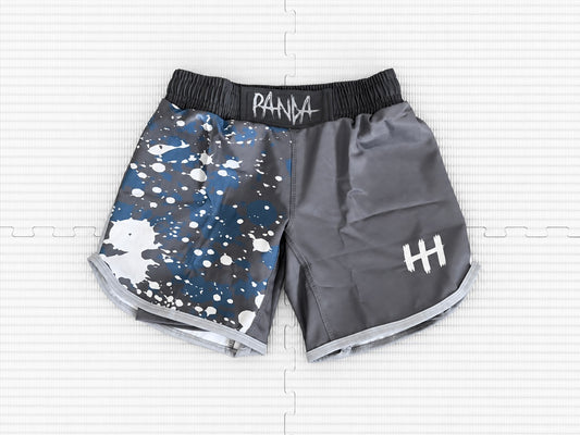 Panda Blue Splatter NoGi Hybrid Shorts