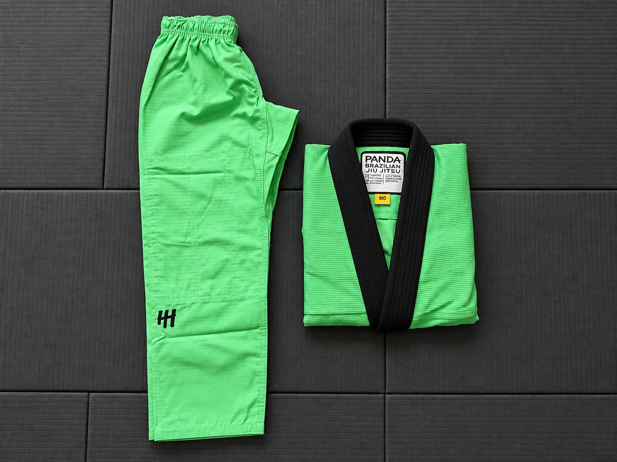 Watermark Kids Gi - Lime Green / Black Lapel