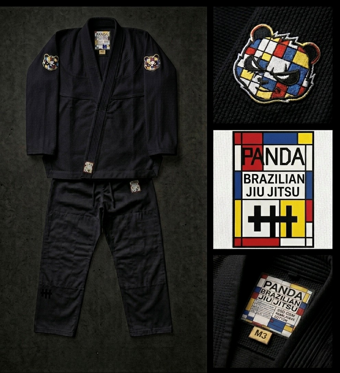 Mondrian Kids Gi - Black